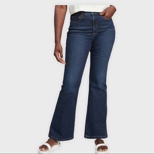 Gap Vintage Flare High Rise Indigo Wash Low Stretch Jeans - 35/20